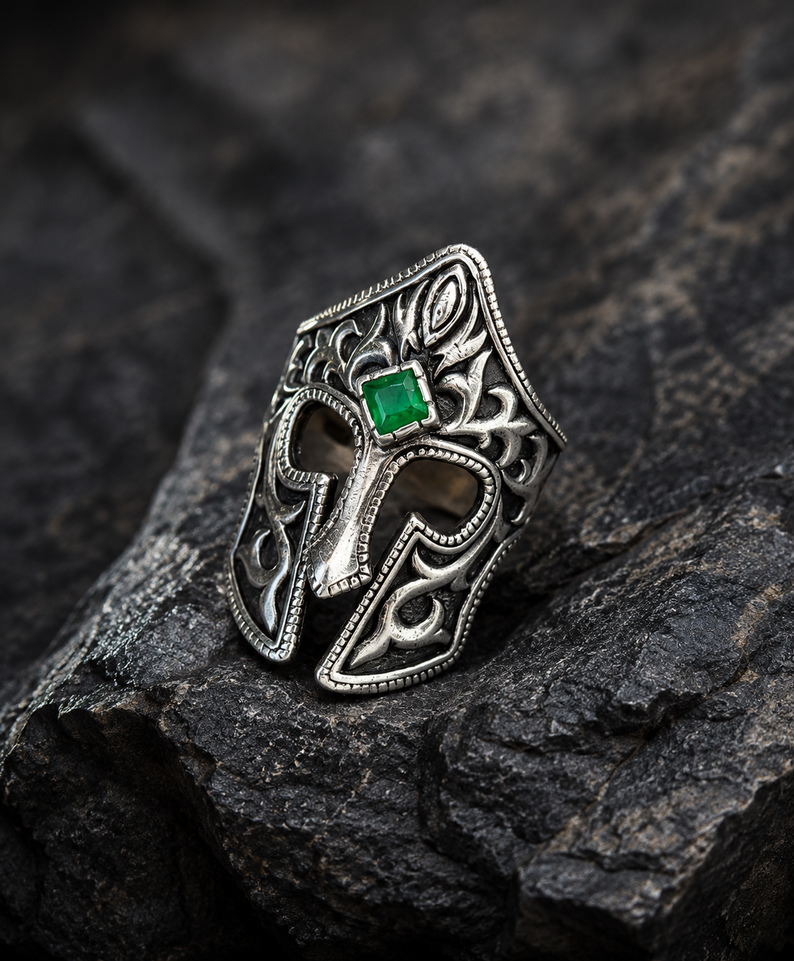 The Spartan Warrior: 925 Sterling Silver Ring
