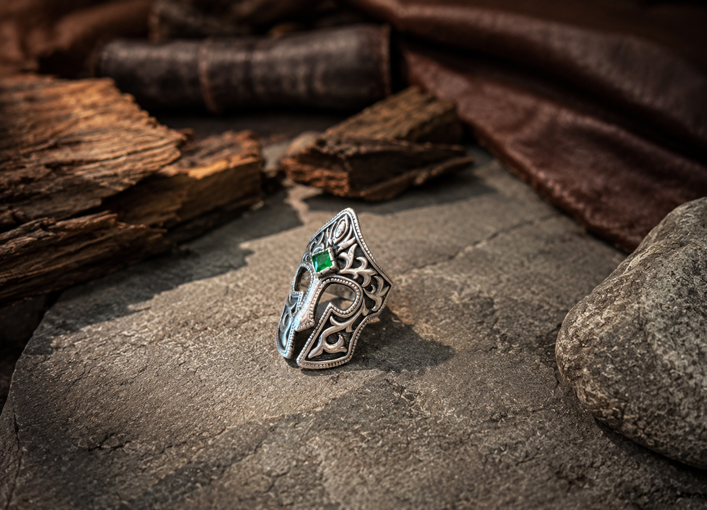 The Spartan Warrior: 925 Sterling Silver Ring
