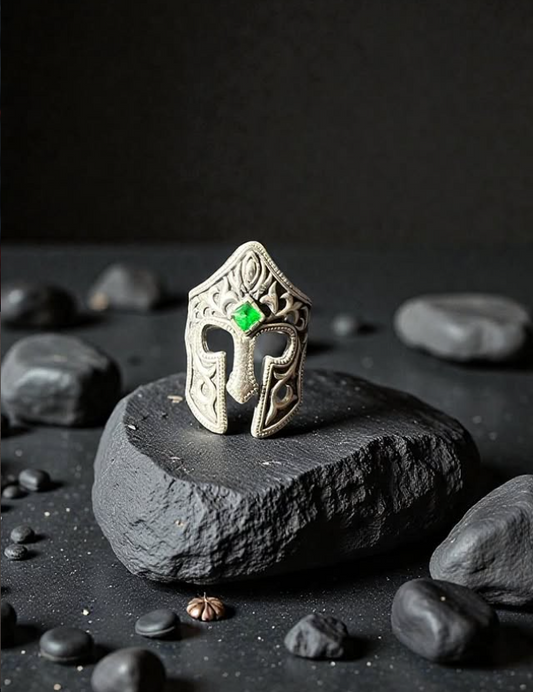 The Spartan Warrior: 925 Sterling Silver Ring
